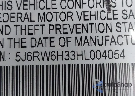 2017 Honda Cr-V Lx from USA, damaged, VIN 5J6RW6H33HL004054